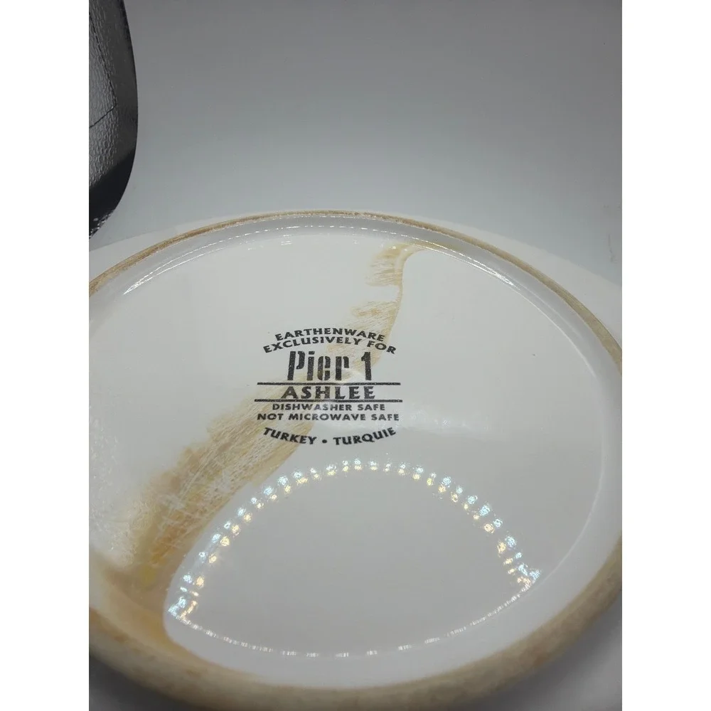 3 Pier 1 Earthenware ASHLEE 9-1/2